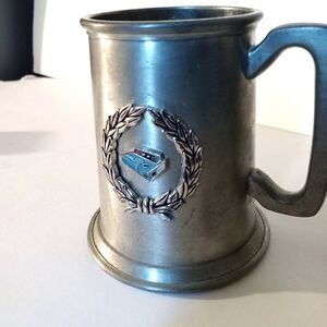 Raimond Silver MFG Co English Pewter British Speedway Trophy Stein Vintage